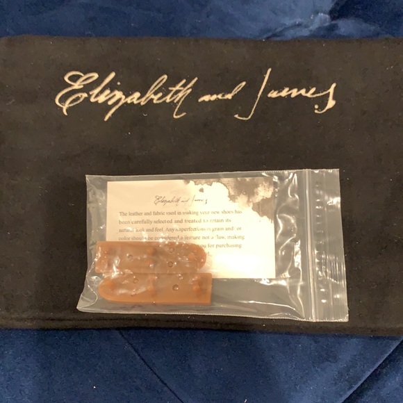 NWT Elizabeth and James Emily Sand heels sz 7.5 - Picture 12 of 12